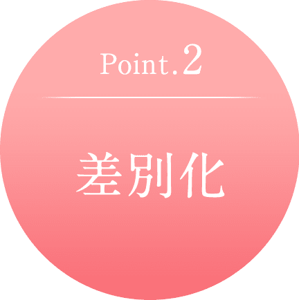 Point.2 差別化